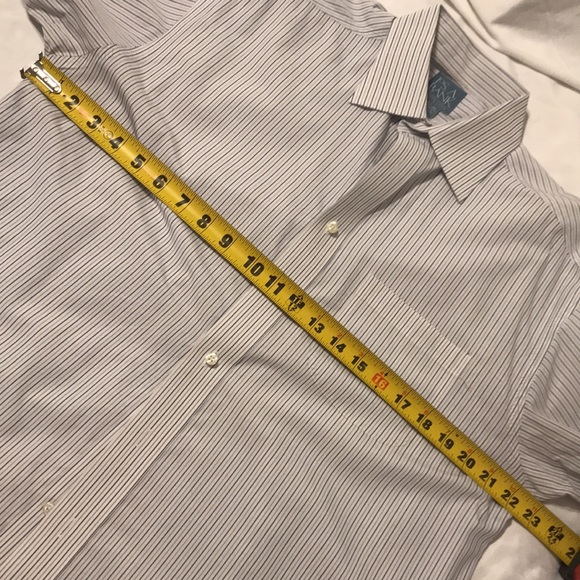 Jos. A. Bank Stays Cool 15 1/2-35 100% Cotton Vintage made in Hong Kong - Picture 3 of 7